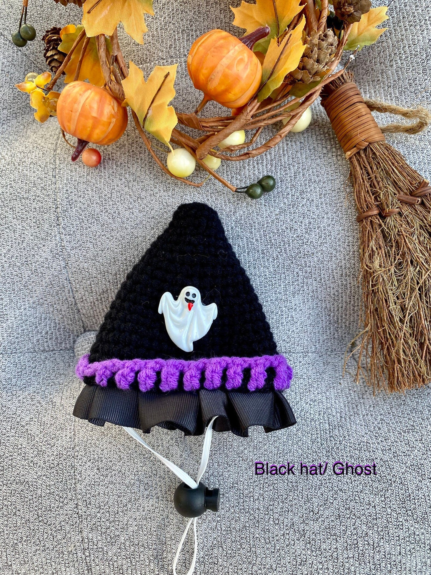 Halloween Knit Hat for Rabbit, Cat, Puppy, Small Pet