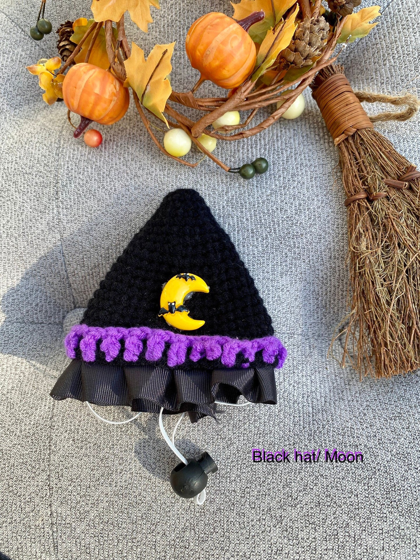 Halloween Knit Hat for Rabbit, Cat, Puppy, Small Pet