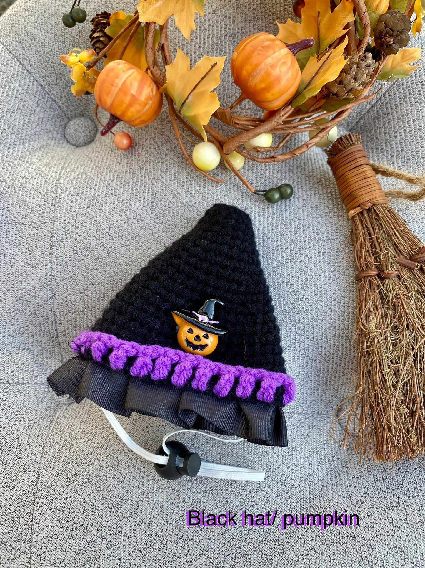 Halloween Knit Hat for Rabbit, Cat, Puppy, Small Pet